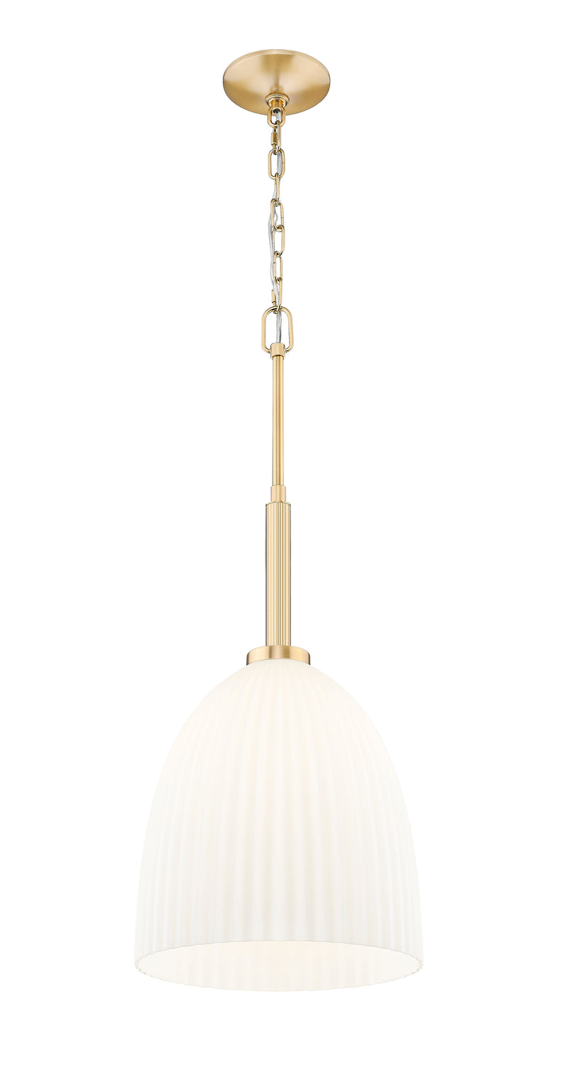 Naya 1 Light 11.75" Pendant in Modern Gold