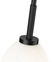 Naya 1 Light 8" Pendant in Matte Black