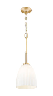 Naya 1 Light 8" Pendant in Modern Gold