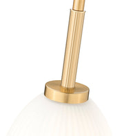 Naya 1 Light 8" Pendant in Modern Gold