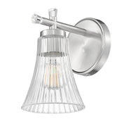 Belle 1 Light 5.25" Wall Sconce in Brushed Nickel