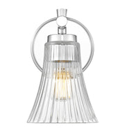 Belle 1 Light 5.25" Wall Sconce in Chrome