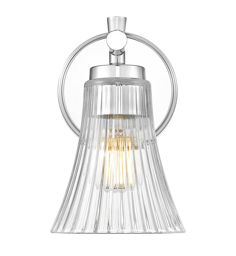 Belle 1 Light 5.25" Wall Sconce in Chrome