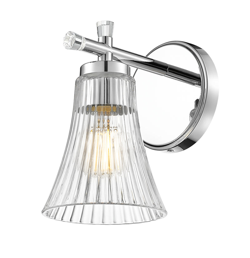 Belle 1 Light 5.25" Wall Sconce in Chrome