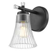Belle 1 Light 5.25" Wall Sconce in Matte Black