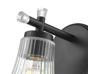 Belle 1 Light 5.25" Wall Sconce in Matte Black