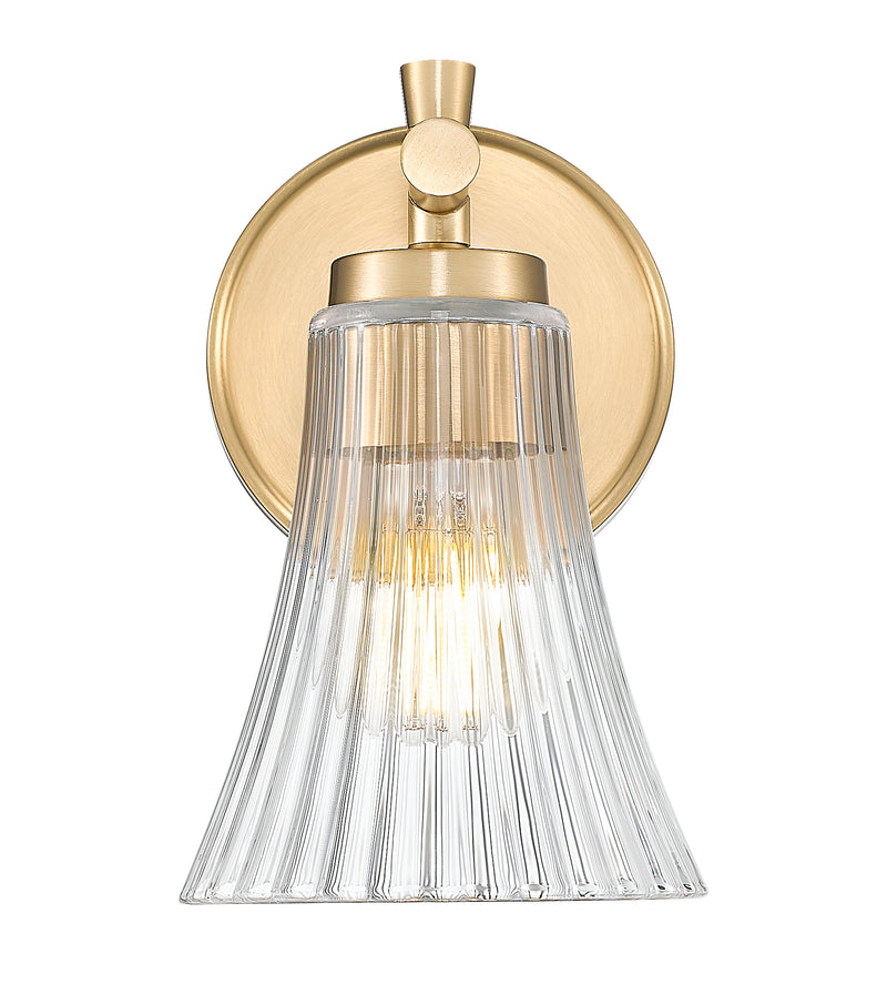 Belle 1 Light 5.25" Wall Sconce in Modern Gold