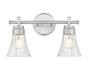 Belle 2 Light 16" Vanity in Brushed Nickel