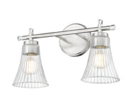 Belle 2 Light 16" Vanity in Brushed Nickel