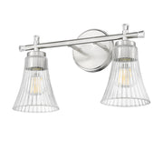 Belle 2 Light 16" Vanity in Brushed Nickel