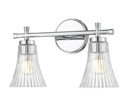 Belle 2 Light 16" Vanity in Chrome