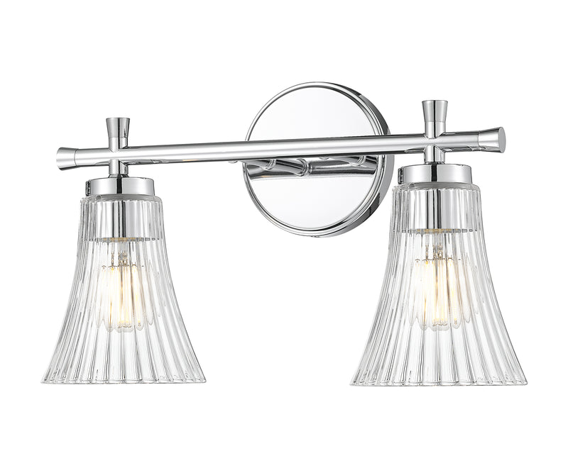 Belle 2 Light 16" Vanity in Chrome