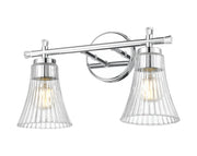 Belle 2 Light 16" Vanity in Chrome