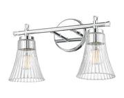 Belle 2 Light 16" Vanity in Chrome