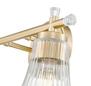 Belle 2 Light 16" Vanity in Modern Gold