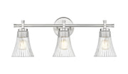 Belle 3 Light 24" Vanity in Brushed Nickel