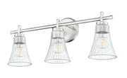 Belle 3 Light 24" Vanity in Brushed Nickel