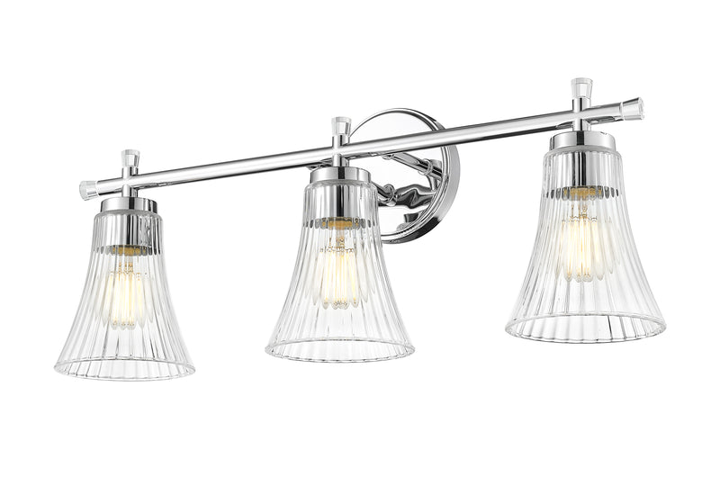 Belle 3 Light 24" Vanity in Chrome