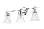 Belle 3 Light 24" Vanity in Chrome