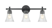 Belle 3 Light 24" Vanity in Matte Black