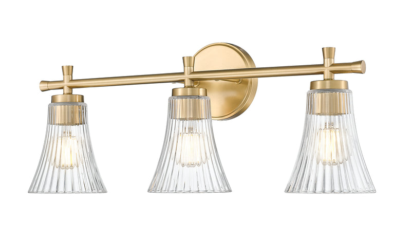 Belle 3 Light 24" Vanity in Modern Gold