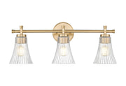 Belle 3 Light 24" Vanity in Modern Gold