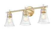 Belle 3 Light 24" Vanity in Modern Gold