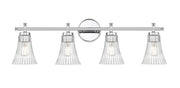 Belle 4 Light 32" Vanity in Chrome