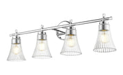 Belle 4 Light 32" Vanity in Chrome