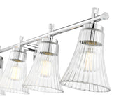Belle 5 Light 42" Vanity in Chrome