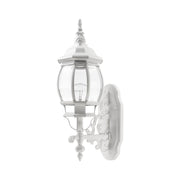 Frontenac Small 20" Outdoor Wall Lantern in Textured White