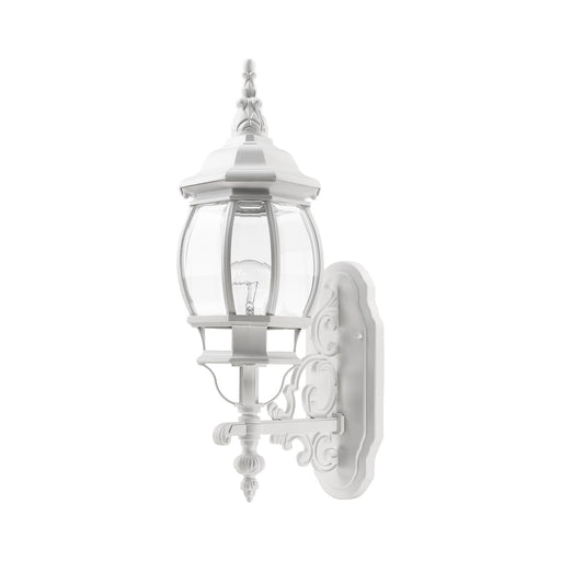 Frontenac Small 20" Outdoor Wall Lantern in Textured White