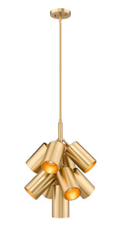 Lumina 9 Light 17" Pendant in Modern Gold