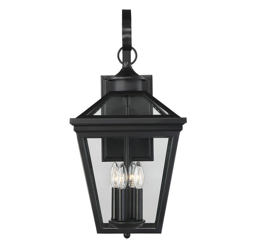 Ellijay 4-Light Outdoor Wall Lantern in Black