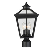 Ellijay 3-Light Outdoor Post Light in Black