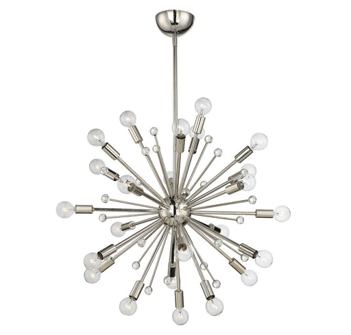 Galea 24-Light Chandelier in Polished Nickel
