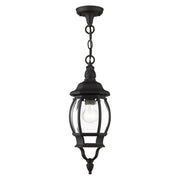 Frontenac Small Outdoor Pendant Lantern in Textured Black