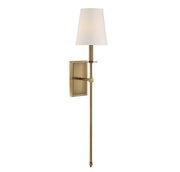 Monroe Large Bath Sconce in Warm Brass
