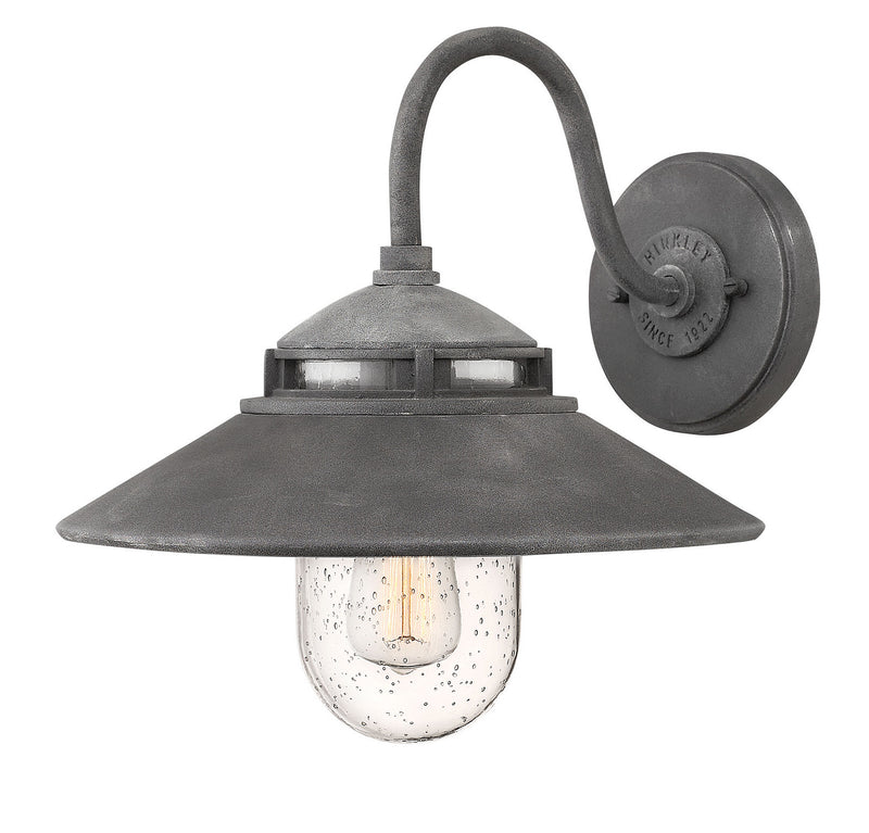 Atwell Small Wall Mount Sconce in Aged Zinc