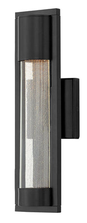 Mist Small Outdoor Wall Sconce in Satin Black