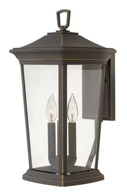 Bromley Medium 3-Light Outdoor Wall Lantern in Oil Rubbed Bronze
