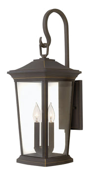 Bromley Large 3-Light Outdoor Wall Lantern in Oil Rubbed Bronze