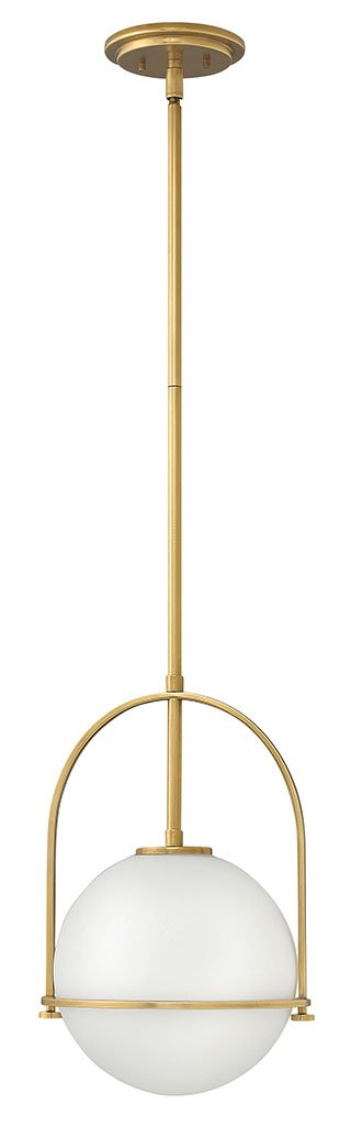 Somerset Small Pendant in Heritage Brass