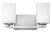 Kyra 2-Light Bath Vanity Light in Brushed Nickel