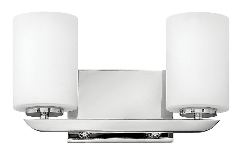 Kyra 2-Light Bath Vanity Light in Polished Nickel