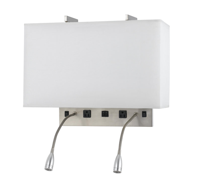 Uni-Pack Four Light Wall Lamp In Brushed Steel