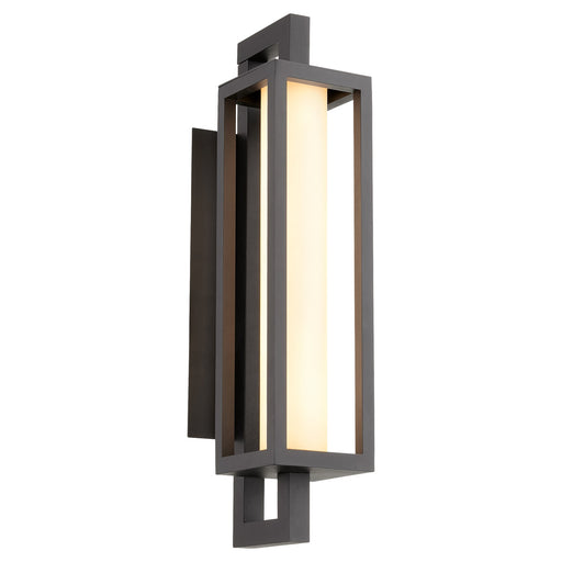Parlor 22" LED Outdoor Wall Lantern in Textured Black