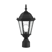 Hamilton Small Outdoor Post Light in Textured Black