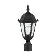 Hamilton Small Outdoor Post Light in Textured Black