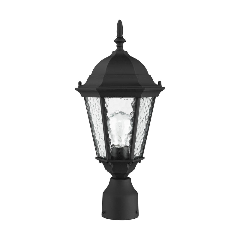 Hamilton Small Outdoor Post Light in Textured Black